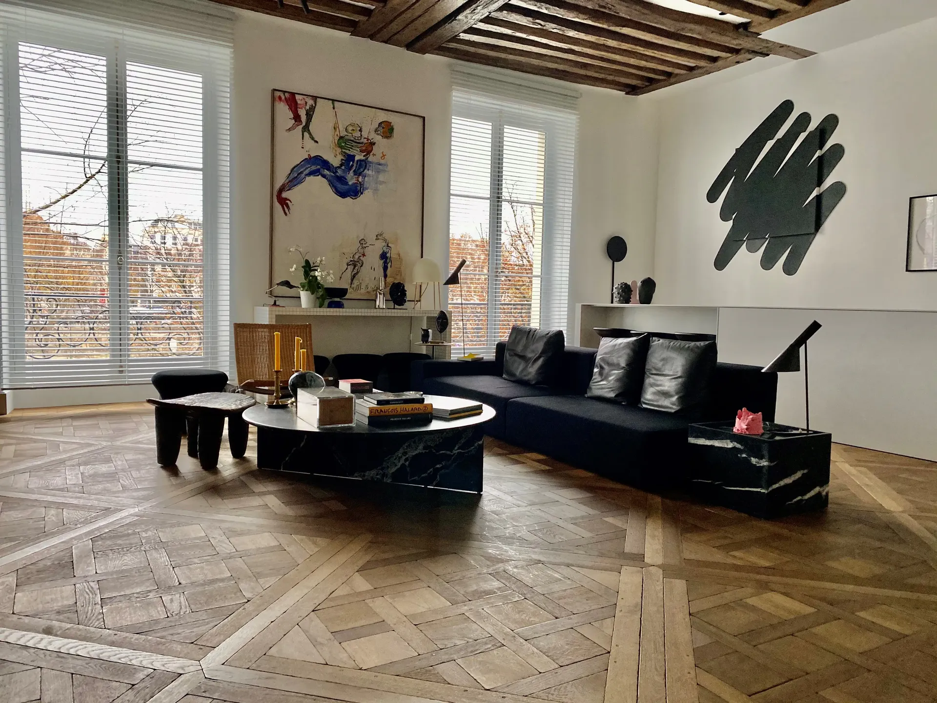 Intérieur aménagé avec les revêtements Hen'Déco